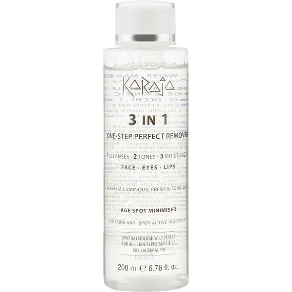 Міцелярна вода Karaja One-Step Perfect Remover 3 в 1 200 мл - Pampik