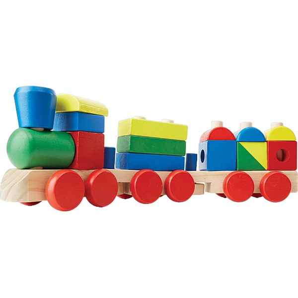 Дерев'яний поїзд з кубиків Melissa&Doug (MD572) - Pampik