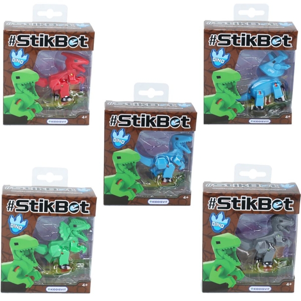 Фигурка Stikbot Dino, для анимационного творчества, в ассортименте (TST622DN_UAKD) - Pampik