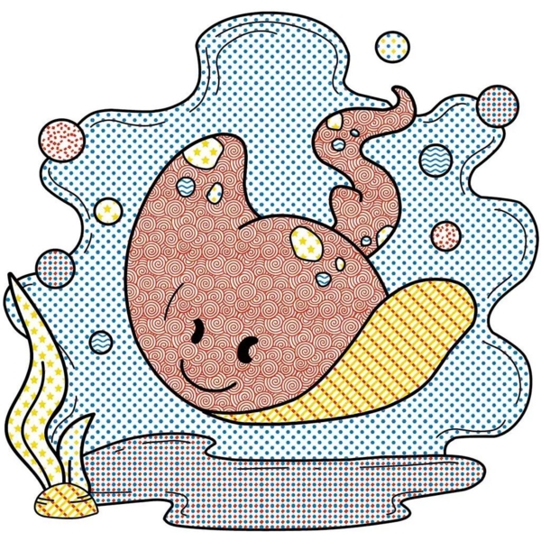 Водяні розмальовки Талант Морські тварини (8w-seanim) - Pampik - 4