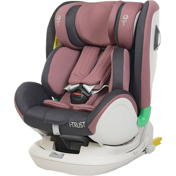 Автокресло El Camino i-Trust ME 1081, розовое (24692) - Pampik
