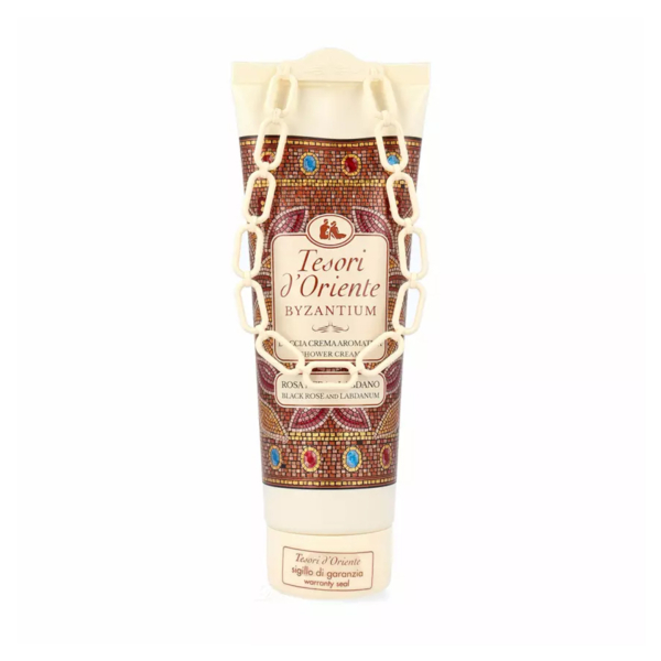 Парфумований крем-гель для душу Tesori d'Oriente Візантія, чорна троянда та лабданум, 250 мл - Pampik - 2
