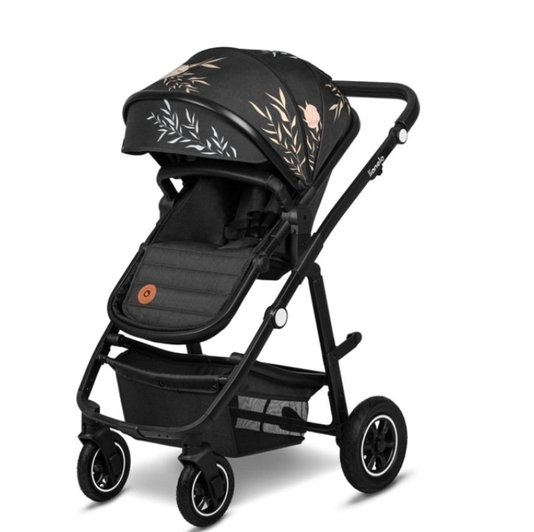 Універсальна коляска 3 в 1 Lionelo Amber Lovin, чорний - Pampik - 6