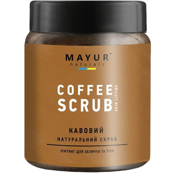 Натуральный скраб-массаж Mayur Cofee Scrub 250 мл - Pampik