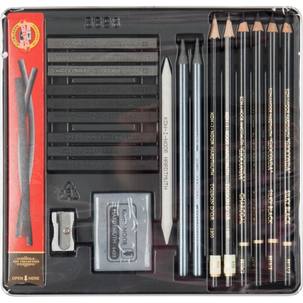 Набор художественный Koh-i-Noor Gioconda 23 предметы (8898). - Pampik