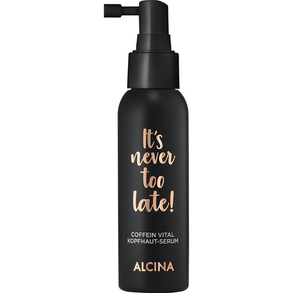 Сыворотка для кожи головы Alcina It's Never Too Late Coffein Vital Scalp Serum с кофеином, 100 мл - Pampik
