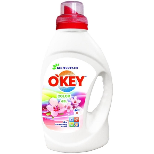Гель для стирки O'key Color, 1.5 л - Pampik