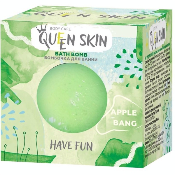 Бомбочка для ванни Queen Skin Яблуневий вибух 75 г - Pampik