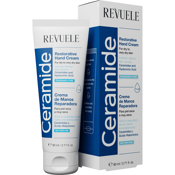 Восстанавливающий крем для рук Revuele Ceramide для сухой и очень сухой кожи 80 мл - Pampik