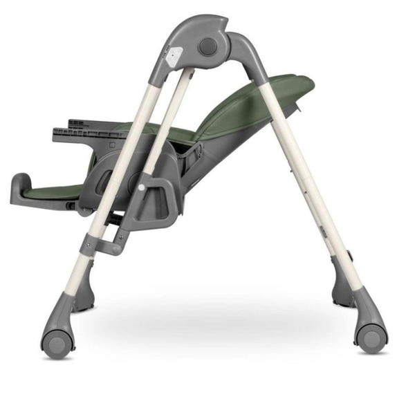 Стільчик для годування Lionelo Laurice Green Olive, з функцією гойдалки, оливковий - Pampik - 7