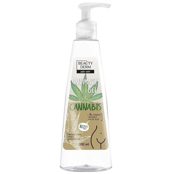 Гель для интимной гигиены Beauty Derm Cannabis с маслами конопли 300 мл - Pampik - 2