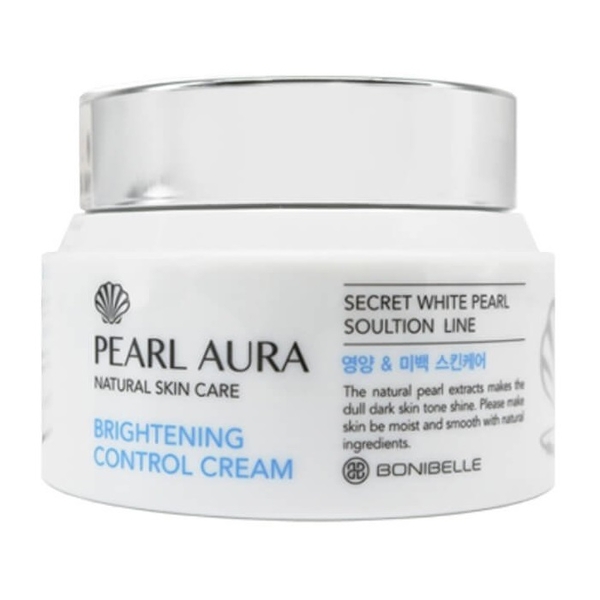 Крем для лица Bonibelle Pearl Aura Brightening Control Cream Жемчуг, 80 мл - Pampik