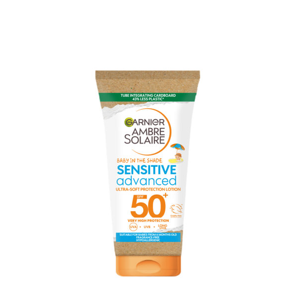 Солнцезащитный лосьон для детей Garnier Ambre Solaire Малыш в тени, SPF 50+, 50 мл - Pampik