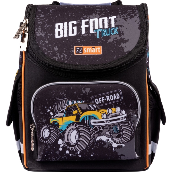 Рюкзак шкільний каркасний Smart PG-11 Big Foot, черный (559009) - Pampik
