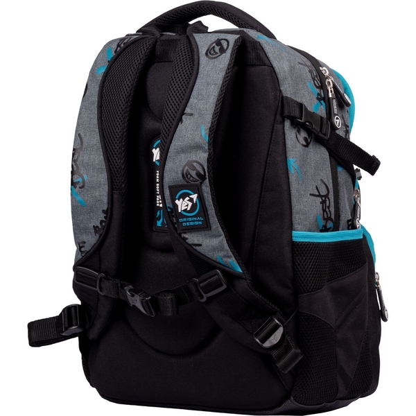 Рюкзак Yes T-117 Hungry, серый (558970) - Pampik - 3