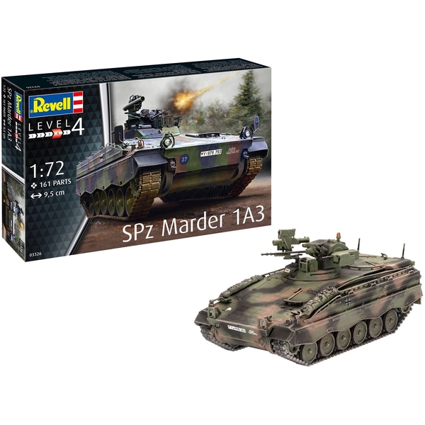 Збірна модель Revell БМП Marder 1A3, рівень 4, масштаб 1:72, 161 деталь (RVL-03326) - Pampik - 8