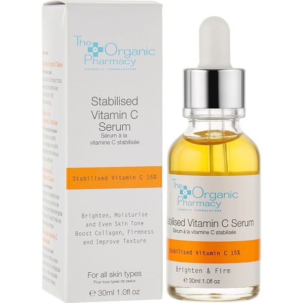 Сироватка з вітаміном С The Organic Pharmacy Stabilised Vitamin C Serum, 30 мл - Pampik