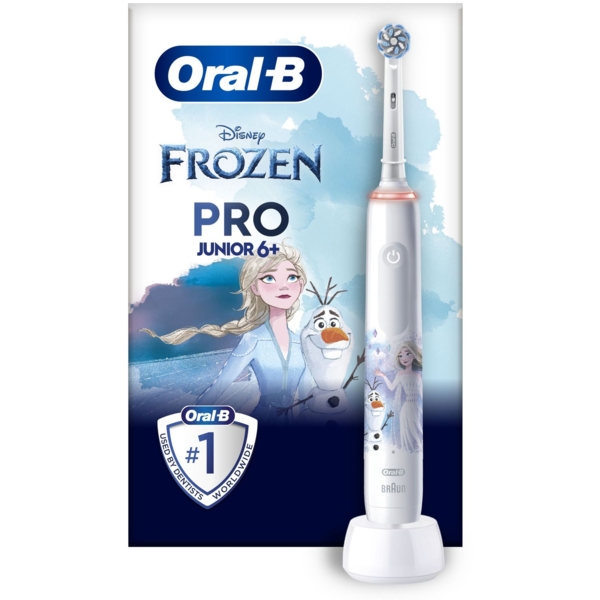 Електрична зубна щітка Oral-B Pro Junior Крижане серце D505.513.Z3K, тип 3772 - Pampik