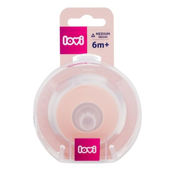 Соска для пляшечки Lovi Mammafeel Medium, динамічна, 6+ міс. (18/733) - Pampik - 4