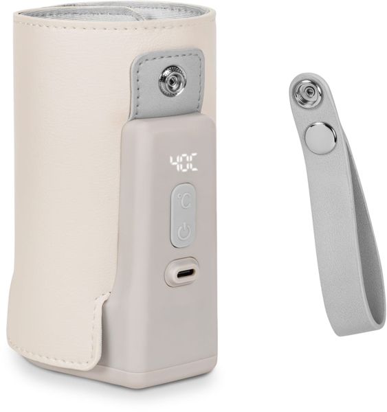 Підігрівач пляшечок Lionelo Thermup Go Plus Beige Sand Портативний, бежевий - Pampik - 3