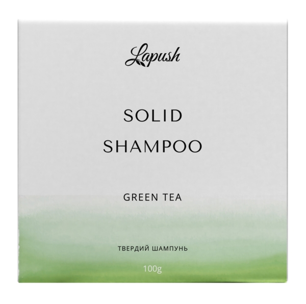 Твердий шампунь Lapush Green Tea, 100 г (LP_SHT_GRT_70) - Pampik - 2
