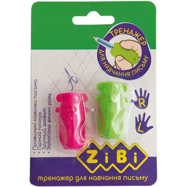 Тренажер для письма ергономічний ZiBi Мишеня 2 шт. (ZB.5471-2) - Pampik