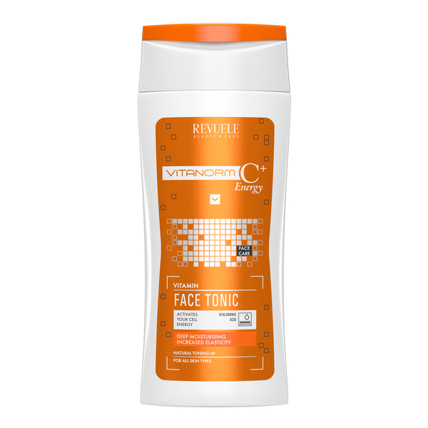 Тонік для обличчя Revuele Vitanorm C+ Energy з вітамінами, 200 мл - Pampik
