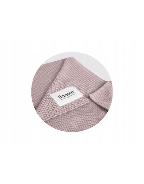 Ковдра Lionelo Bamboo Blanket Pink, 100х75 см, рожева (LO-BAMBOO BLANKET PINK) - Pampik - 3
