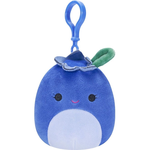 М'яка іграшка-брелок Squishmallows Чорниця Блубі, 9 см (SQCP00147) - Pampik
