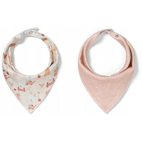Нагрудник-платок BabyOno Ферма, 2 шт. (879/09) - Pampik