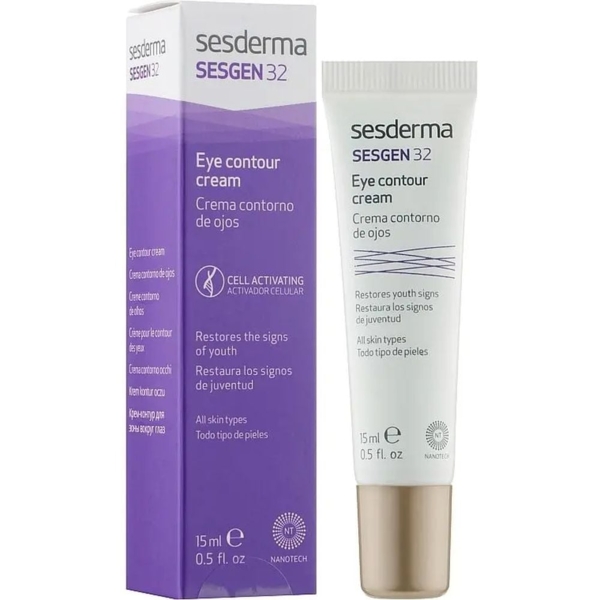 Крем клітинний активатор для контуру очей Sesderma Sesgen 32 Eye Contour Cream 15 мл - Pampik