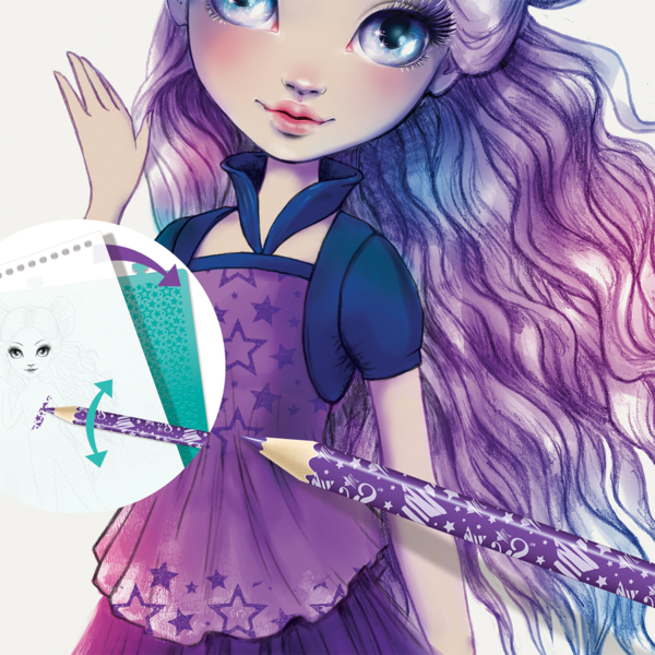 Набор для творчества Nebulous Stars Скетчбук: Небулия, мотивы космоса (11101) - Pampik - 4