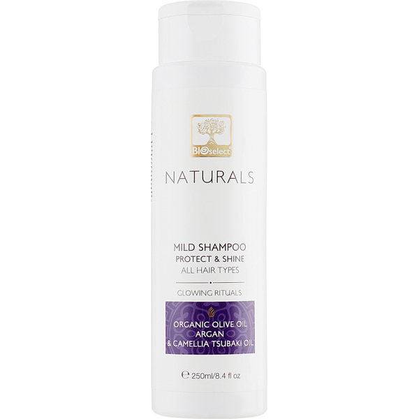 М'який шампунь BIOselect Naturals Mild Shampoo Protect & Shine 250 мл - Pampik