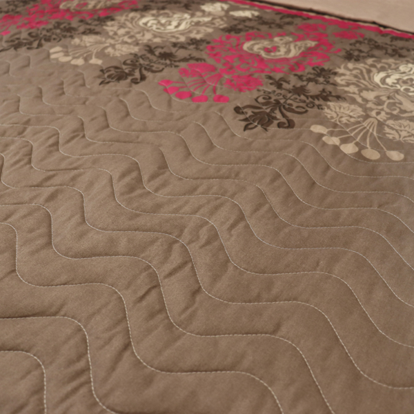 Стеганое покрывало-пододеяльник LightHouse 4 сезона Eftelya бязь голд 200х220 см коричневое (3500_2.0LH_п) - Pampik - 7