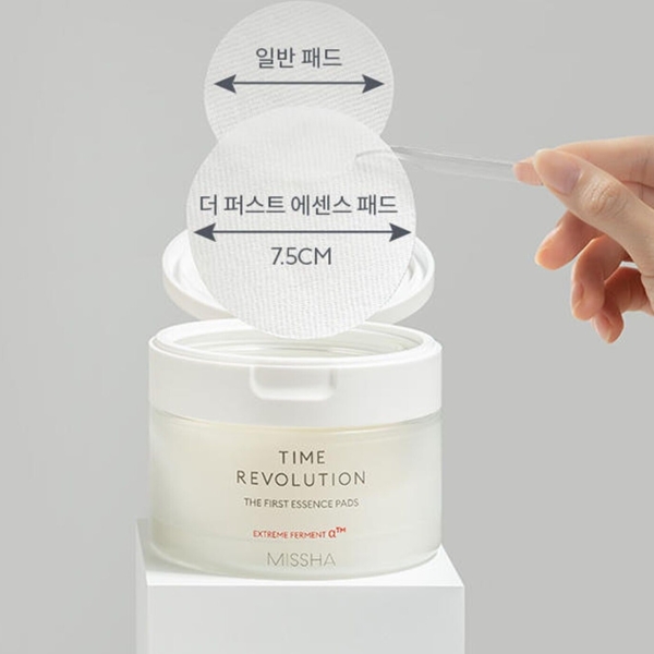 Увлажняющий пад для лица Missha Time Revolution the first essence pad, 1 шт. - Pampik - 3