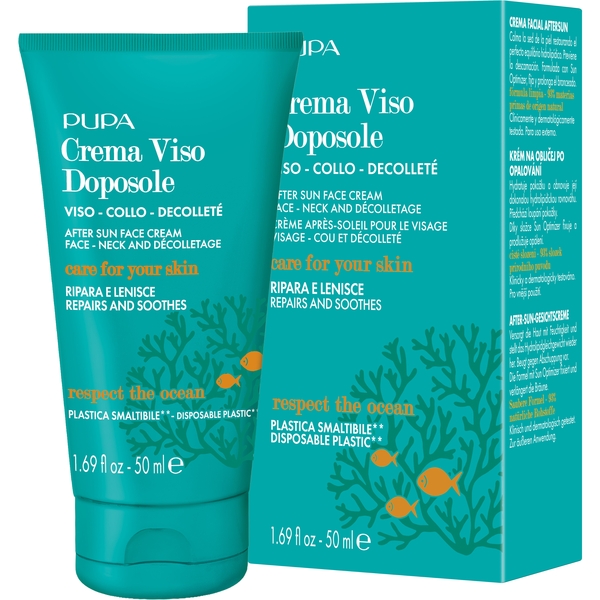 Крем після засмаги Pupa After Sun Face Cream для обличчя, шиї та декольте, 50 мл (1067474) - Pampik