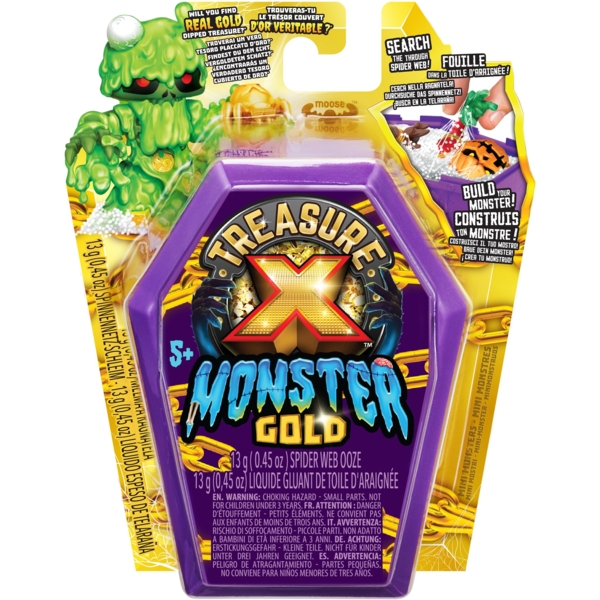 Ігровий набір Treasure X Monster Gold Міні-фігурка у домовині (123402) - Pampik