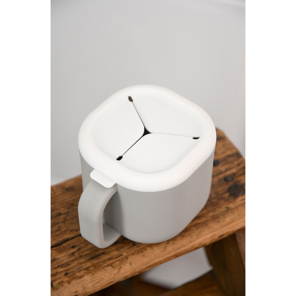 Чашка силиконовая для снеков и напитков Beaba Pick'n'Snack, серая, 460 мл (913565) - Pampik - 13