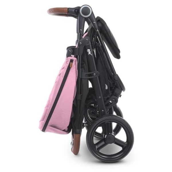 Коляска El Camino X4 ME 1024 Pink Lines, розовая (25399) - Pampik - 6