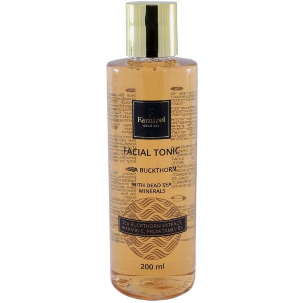 Тонік для обличчя Famirel Sea Buckthorn Extract & Dead Sea Minerals 200 мл - Pampik