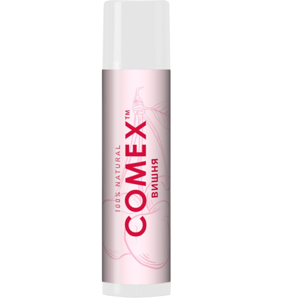 Натуральний бальзам для губ Comex Вишня, 5 г - Pampik