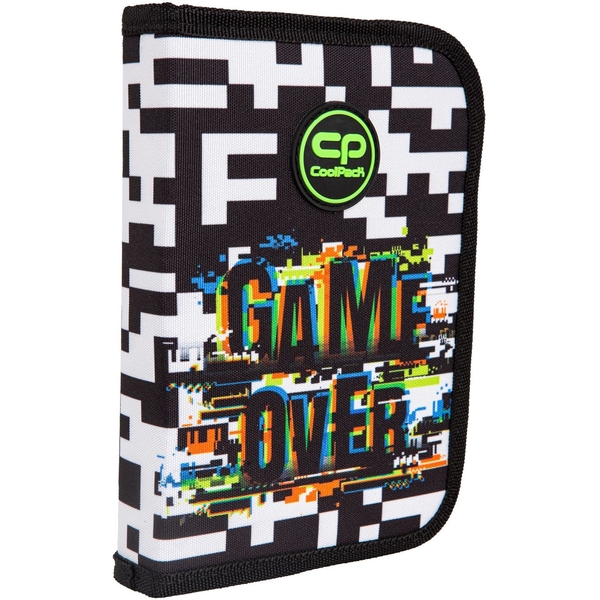 Пенал на блискавці СoolPack Clipper Game Over, з органайзером для ручок, 20х14х3 см (F076679) - Pampik