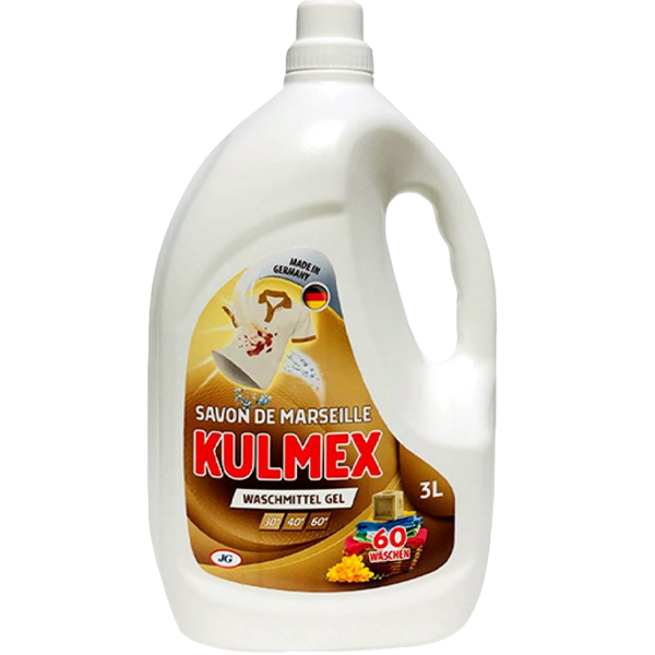 Гель для стирки цветных вещей Kulmex Savon de Marseille,3 л - Pampik