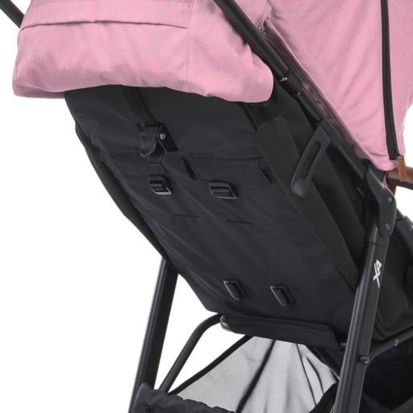 Коляска El Camino X4 ME 1024 Pink Lines, розовая (25399) - Pampik - 13