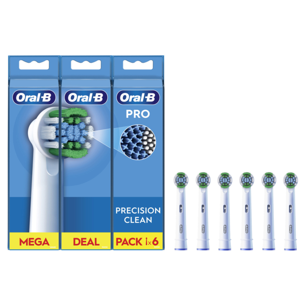 Насадка для електричної зубної щітки Oral-B Pro Precision Clean, 6 шт. - Pampik