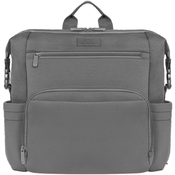 Сумка-рюкзак для коляски Lionelo Cube Grey Stone, сірий (LO-CUBE GREY) - Pampik