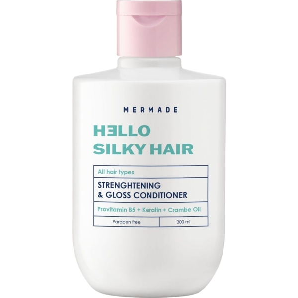 Кондиционер для укрепления и сияния волос Mermade Keratin & Pro-vitamin B5, 300 мл - Pampik