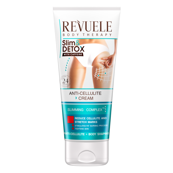 Антицелюлітний крем із кофеїном Revuele Slim & Detox 200 мл - Pampik