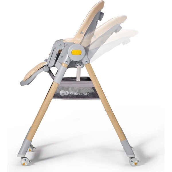 Стільчик для годування Kinderkraft Lastree Beige Wood бежевий (00-00304465) - Pampik - 7