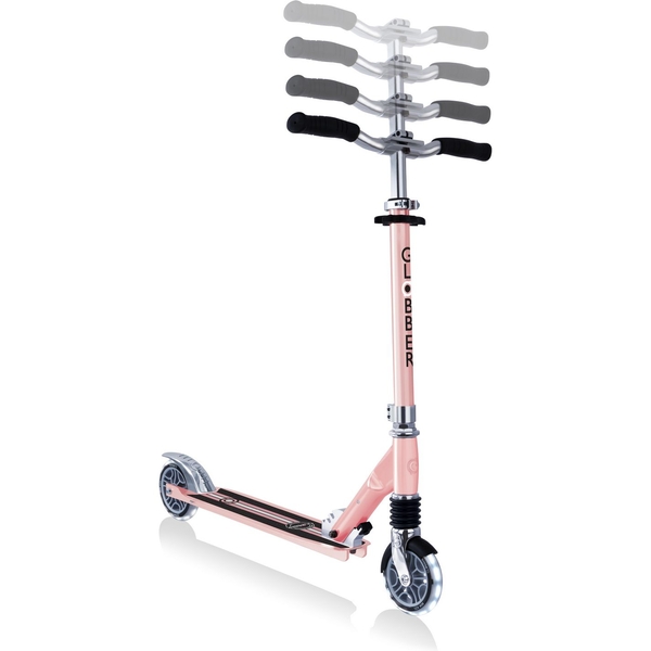 Самокат Globber Flow element comfort lights, колеса з підсвічуванням, рожевий(727-210) - Pampik - 4